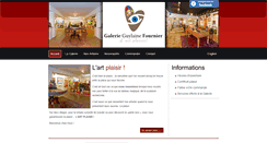 Desktop Screenshot of galerieguylainefournier.com